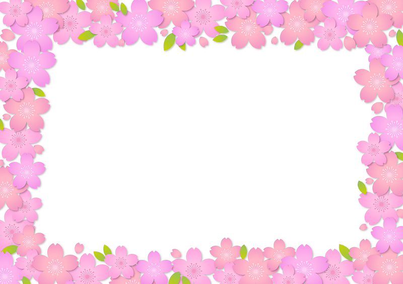 Cherry Blossoms Frame