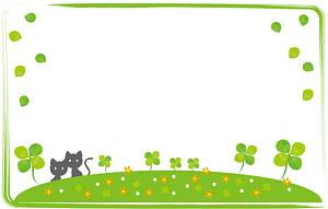 Cats Clover Frame