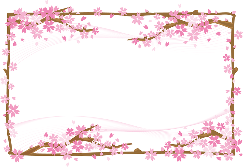 Cherry Blossoms Frame