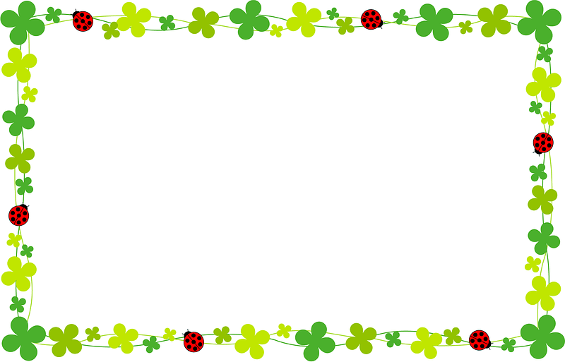 Clover Ladybird Frame