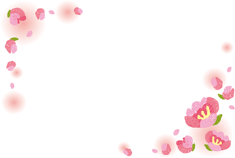 Peach Blossom Frame