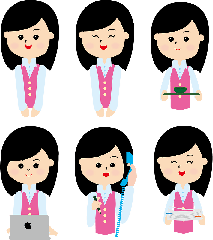 Office Lady - Free vector images on creazilla.com