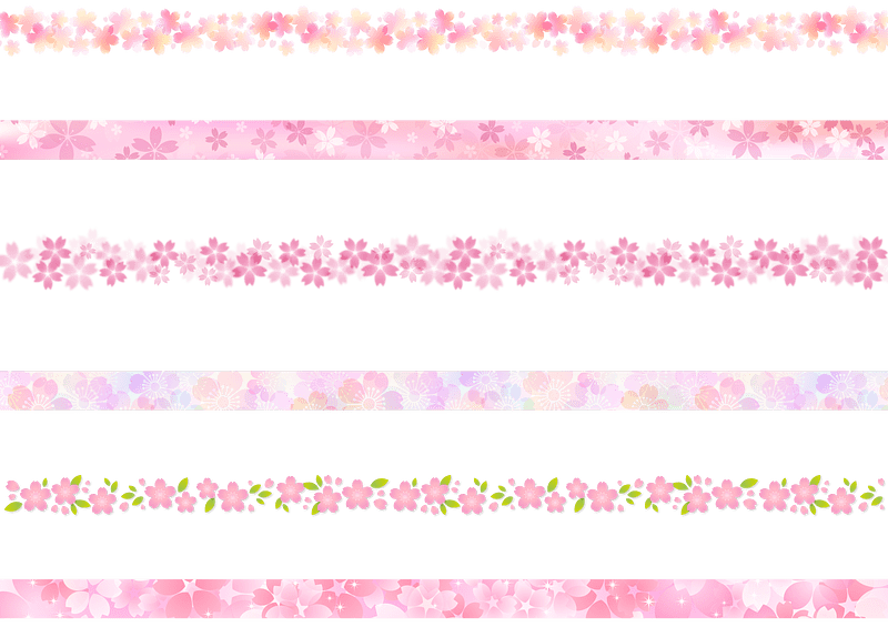Cherry Blossoms Line
