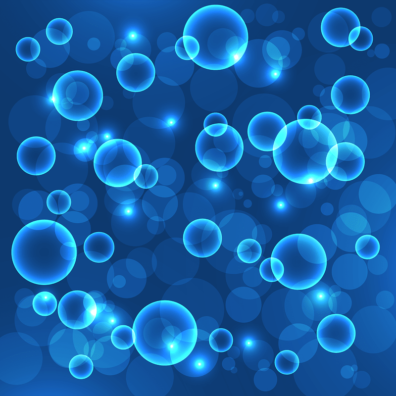 Circle Blue Background