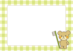 Bear Toothbrush Frame