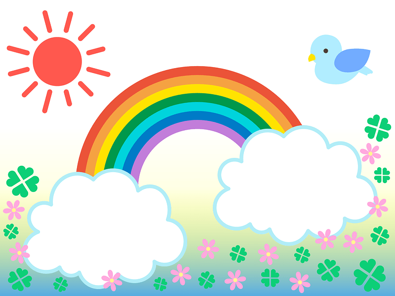 Rainbow Blue Bird