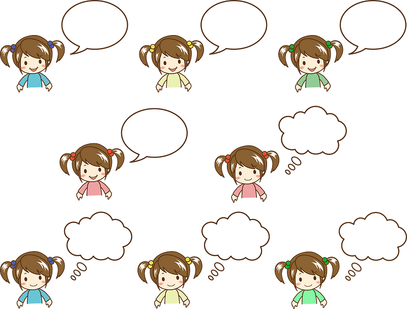 Girl Speech Balloon