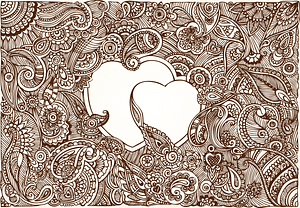 Heart Plant Pattern