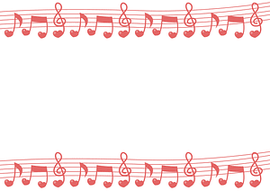 Heart Music Note Frame