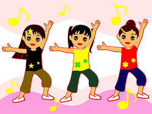 Girls Dancing