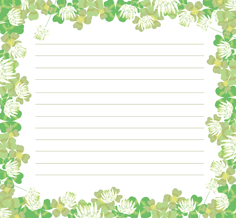 Clover Letter Paper