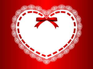 Heart Lace Frame