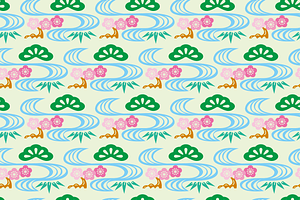 Pine Bamboo Plum