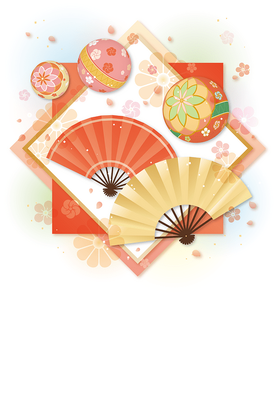 Folding Fan Temari