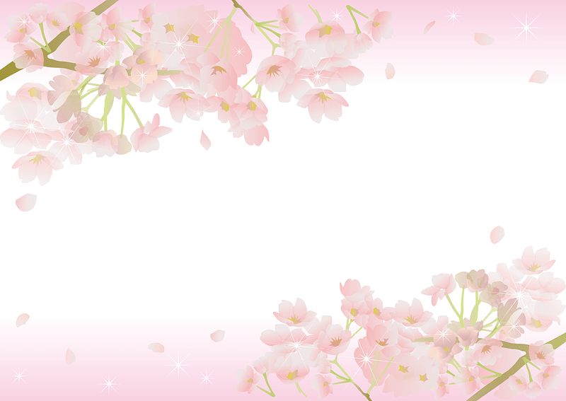 Cherry Blossoms Frame