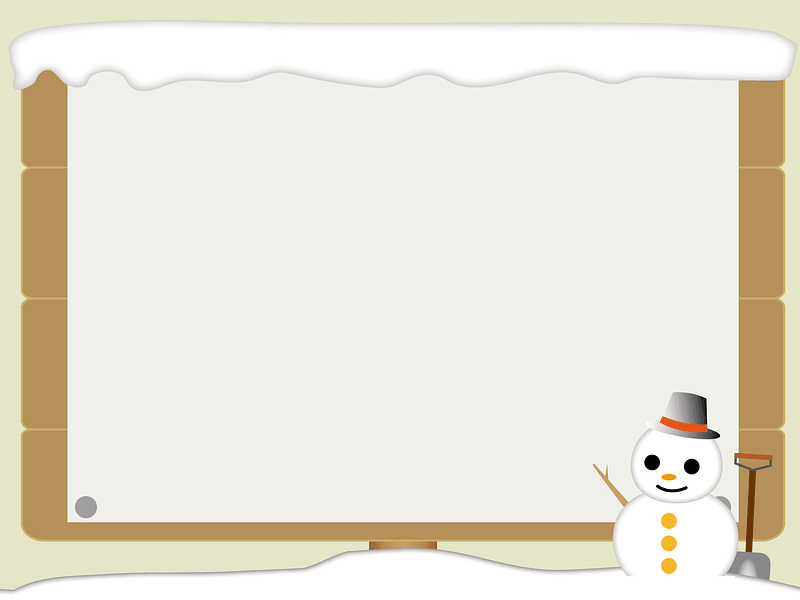 Bulletin Board Snowman