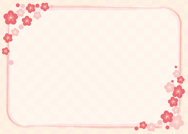 Plum Blossoms Frame
