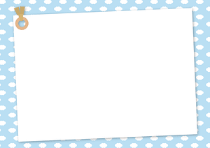 Sky Clouds Message Card