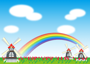 Rainbow Windmill Tulip