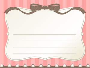 Stripe Message Card