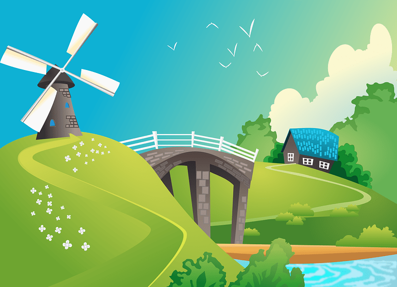 Windmill Countryside
