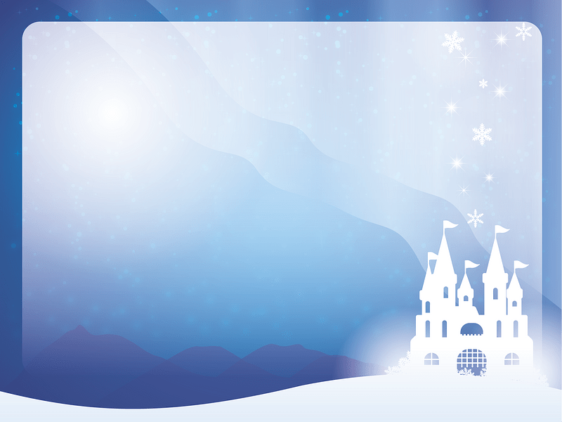 Castle Snow Frame
