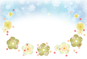 Plum Snowflake Frame