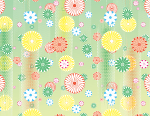 Chrysanthemum Japanese Pattern