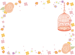 Birdcage Flower Frame