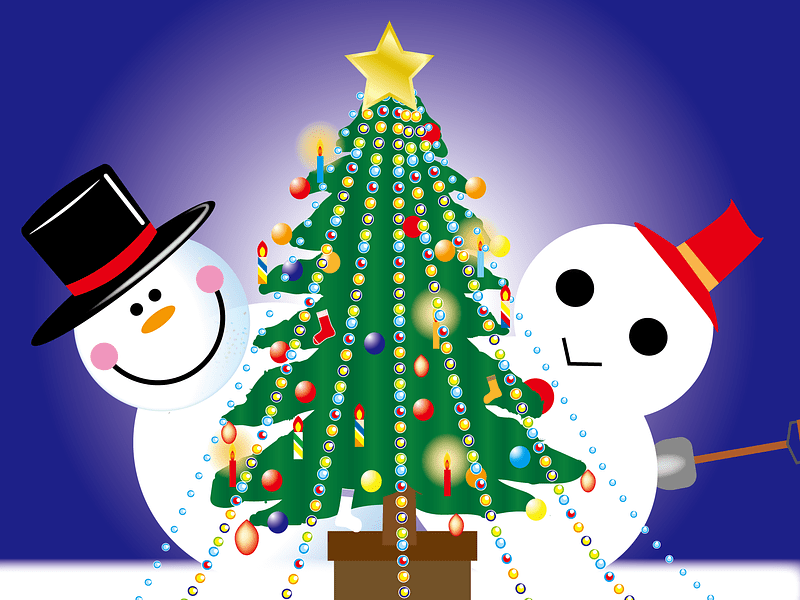 Christmas Tree Snowman