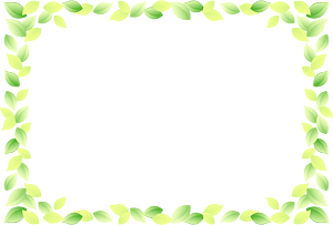Green Leaves Frame