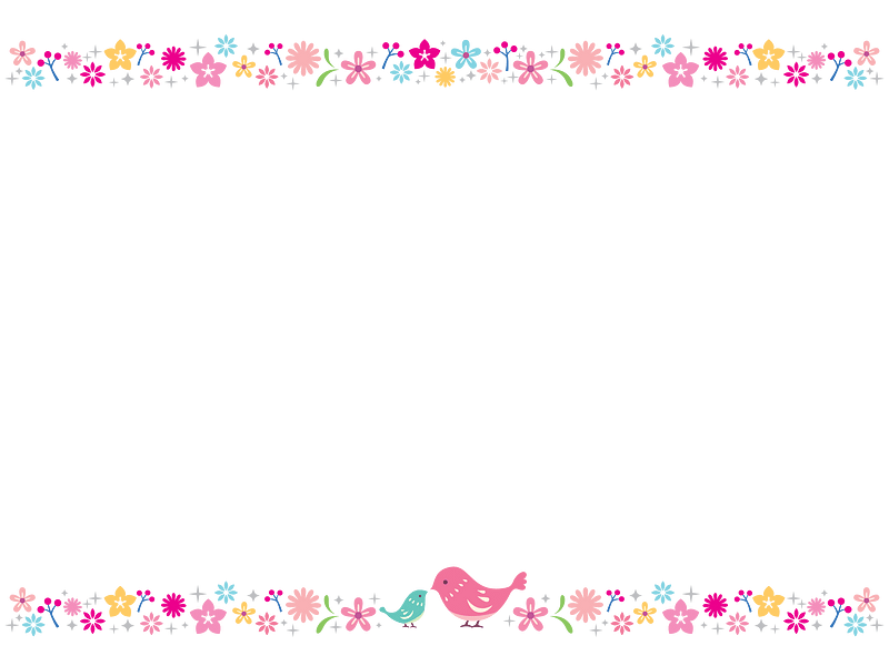 Bird Floral Frame