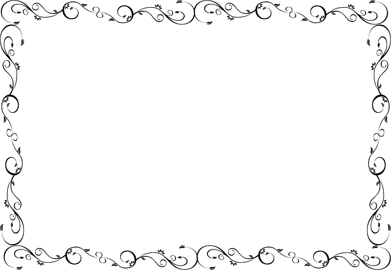 Foliage Scroll Frame