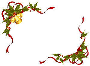 Christmas Holly Frame