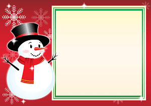 Snowman Frame