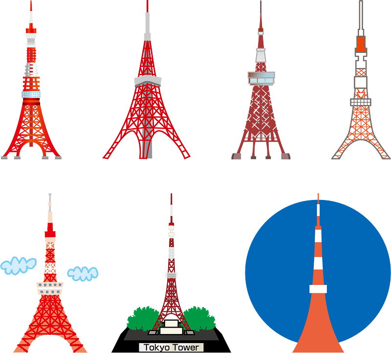 Tokyo Tower - Free vector images on creazilla.com