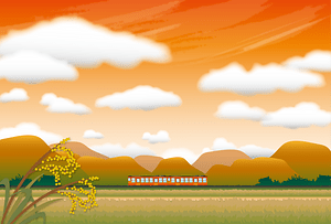 Sunset Train