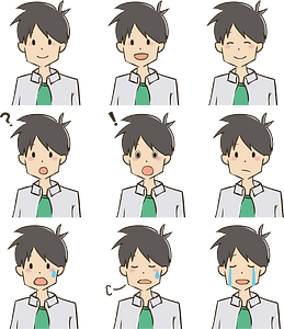 Businessman Expressive