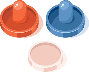 Air hockey game
