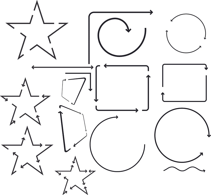 Arrow shapes pack