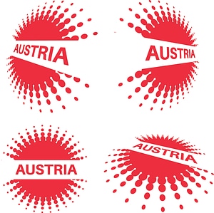 Austria halftones pack