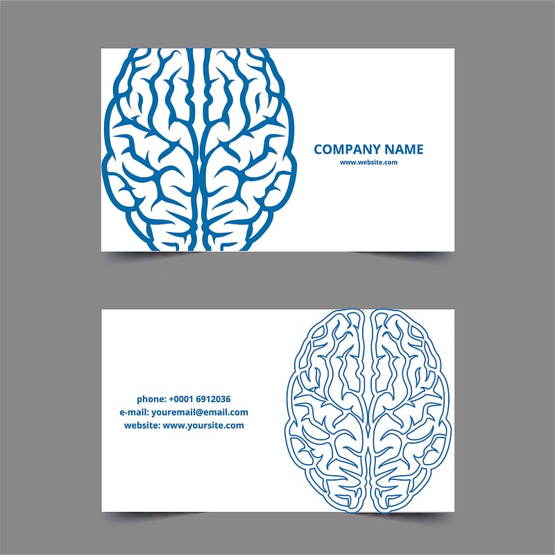 Brain card template