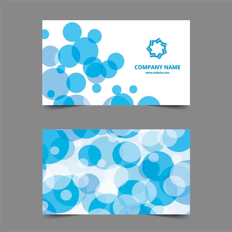 Bubbles business card