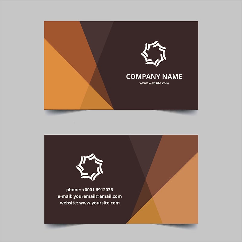 Business cards template abstract