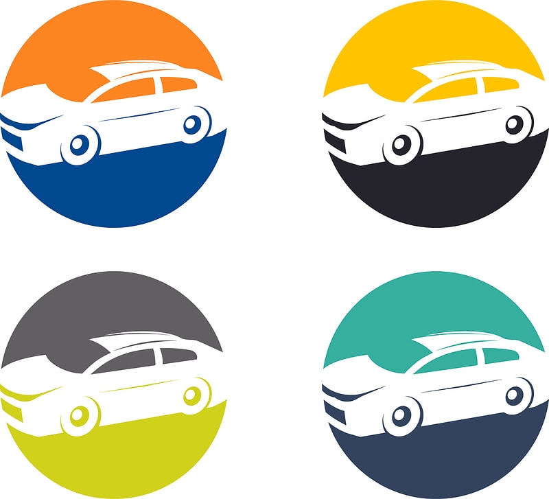 Car shop logo concept