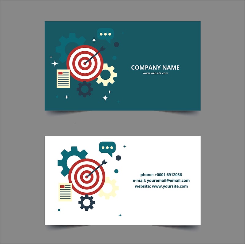 Card template abstract