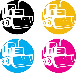 Construction company logo