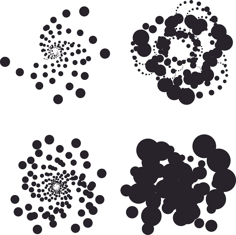Decoration dotted