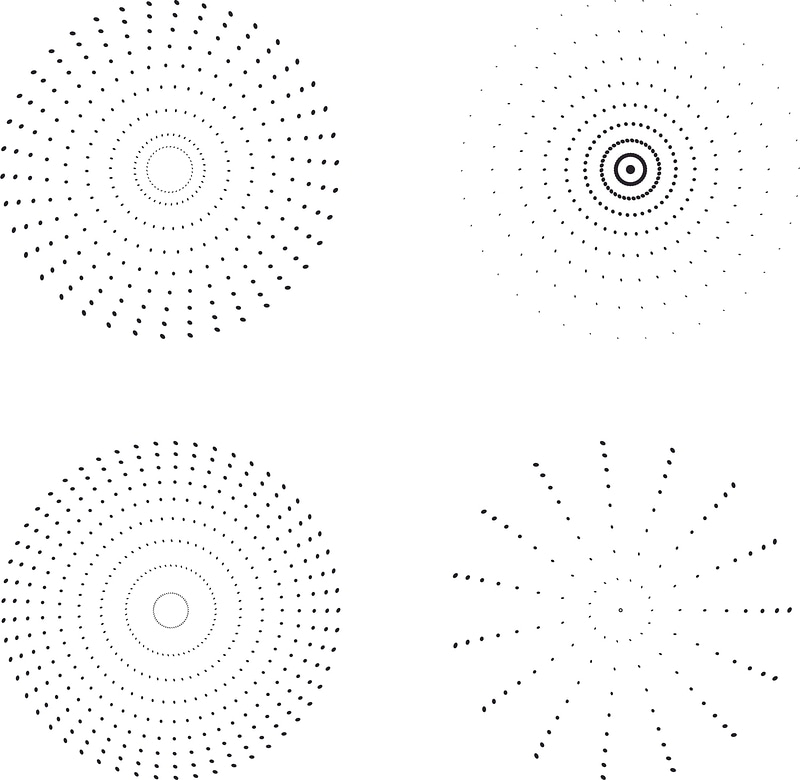 Dotted patterns