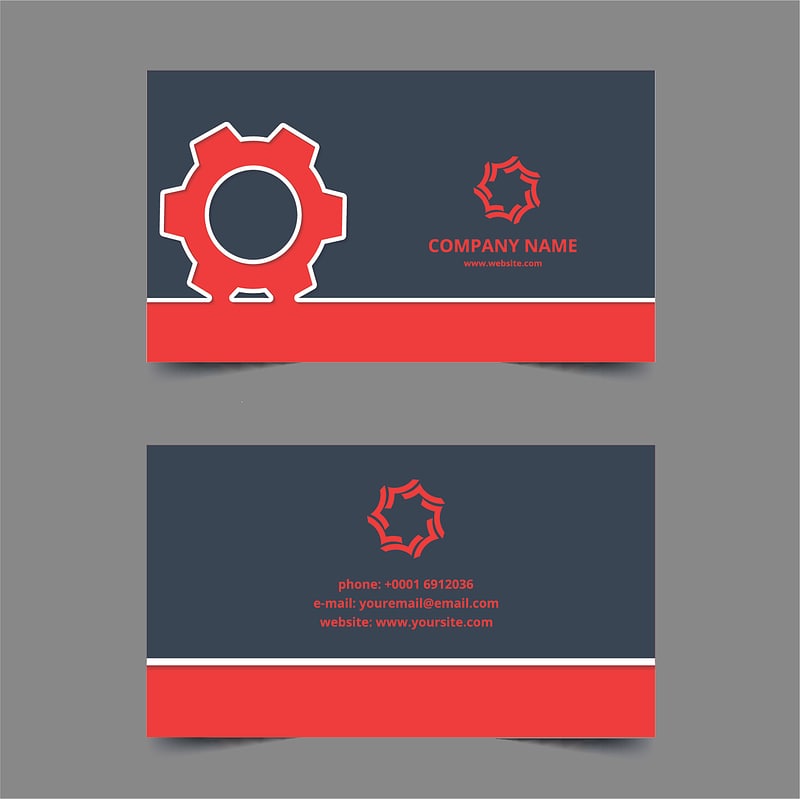 Gear template card
